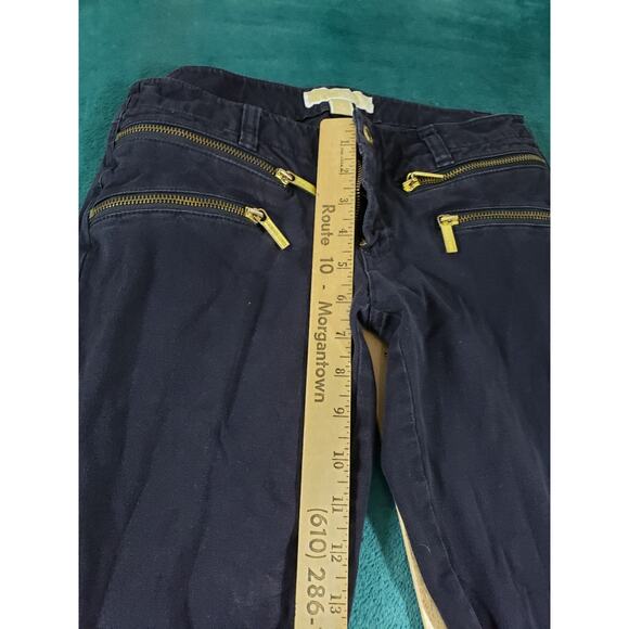 Michael Kors Jeans Size 2 Womens Blue Pants Denim Zipped Pocket Mid Rise Skinny - Picture 7 of 12